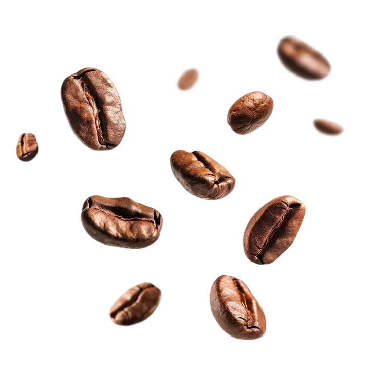 Achtergrond koffiebonen gaasbeek