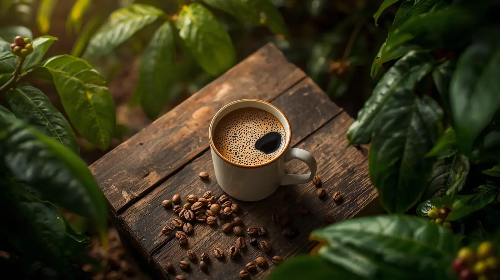 Sfeerbeeld van koffie kopje