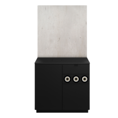 Onderkast Big Black (Grey Stone achterwand)