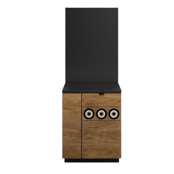 Onderkast Small Wood (Black achterwand)