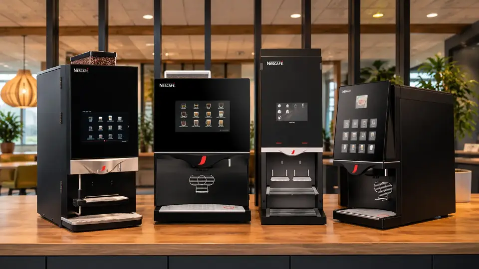 Vier NESCAFÉ machines ACTIE